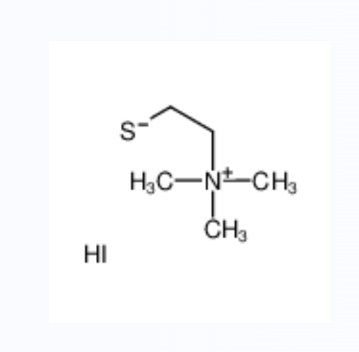 2-巯基-N,N,N-三甲基-乙铵碘化物(1:1),trimethyl(2-sulfanylethyl)azanium,iodide