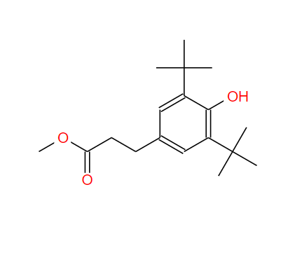 3-(3,5-二叔丁基-4-羥基苯基)丙酸甲酯,Methyl3-(3,5-di-tert-butyl-4-hydroxyphenyl)propanoate