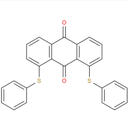 溶剂黄163,1,8-Bis(phenylthio)-9,10-anthracenedione