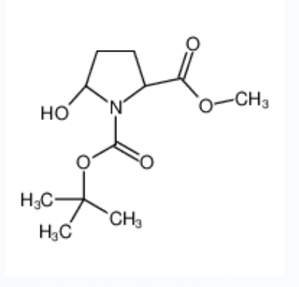 (S)-1-叔丁基 2-甲基 5-羟基吡咯烷-1,2-二羧酸,1-O-tert-butyl 2-O-methyl (2S)-5-hydroxypyrrolidine-1,2-dicarboxylate