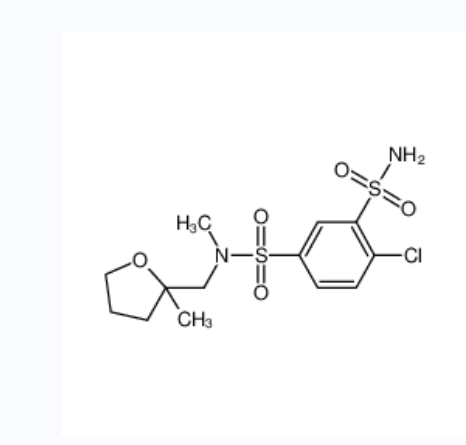 美夫西特,4-chloro-1-N-methyl-1-N-[(2-methyloxolan-2-yl)methyl]benzene-1,3-disulfonamide