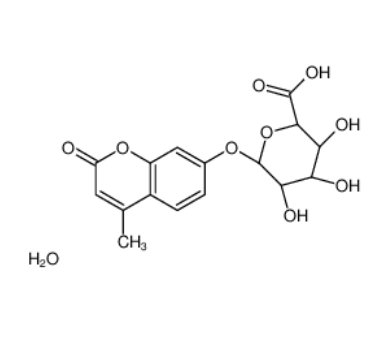 4-甲基伞形酮-Β-D-葡糖苷酸二水合物,4-Methylumbelliferyl-beta-D-glucuronid Hydrat 4-Methylumbelliferyl-beta-D-glucuronide Hydrate