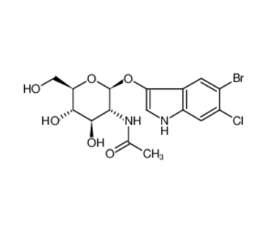 5-溴-4-氯-3-吲哚-N-乙酰-β-D-氨基葡萄糖苷,5-BROMO-4-CHLORO-3-INDOLYL-N-ACETYL-BETA-D-GLUCOSAMINIDE