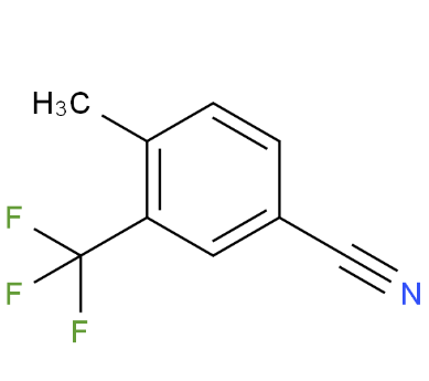 4-甲基-3-三氟甲基苯甲腈,4-METHYL-3-(TRIFLUOROMETHYL)BENZONITRILE