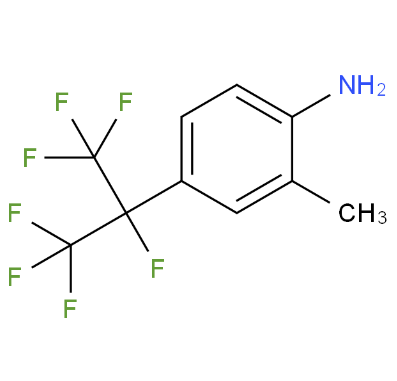 2-甲基-4-七氟异丙基苯胺,2-Methyl-4-(perfluoro-2-propyl)aniline