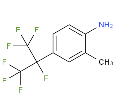 2-甲基-4-七氟異丙基苯胺,2-Methyl-4-(perfluoro-2-propyl)aniline