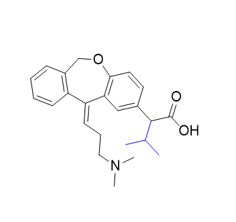 奥洛他定杂质07,(Z)-2-(11-(3-(dimethylamino)propylidene)-6,11-dihydrodibenzo[b,e]oxepin-2-yl)-3-methylbutanoic acid