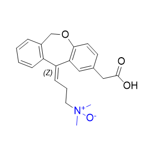 奥洛他定杂质10,(Z)-3-(2-(carboxymethyl)dibenzo[b,e]oxepin-11(6H)-ylidene)-N,N-dimethylpropan-1-amine oxide