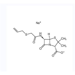 sodium [2S-(2alpha,5alpha,6beta)]-6-[(allylthio)acetamido]-3,3-dimethyl-7-oxo-4-thia-1-azabicyclo[3.,sodium [2S-(2alpha,5alpha,6beta)]-6-[(allylthio)acetamido]-3,3-dimethyl-7-oxo-4-thia-1-azabicyclo[3.2.0]heptane-2-carboxylate