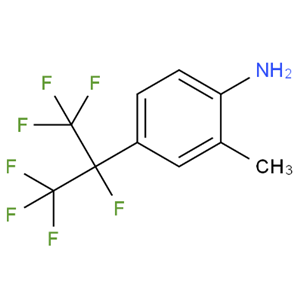2-甲基-4-七氟异丙基苯胺,2-Methyl-4-(perfluoro-2-propyl)aniline