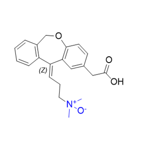奥洛他定杂质10,(Z)-3-(2-(carboxymethyl)dibenzo[b,e]oxepin-11(6H)-ylidene)-N,N-dimethylpropan-1-amine oxide