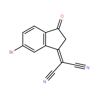 OC1177, 5(6)-溴-3-(二氰基亞甲基)茚-1-酮混合物,2-((5)6-Bromo-3-oxo-2,3-dihydro-1H-inden-1-ylidene)malononitrile