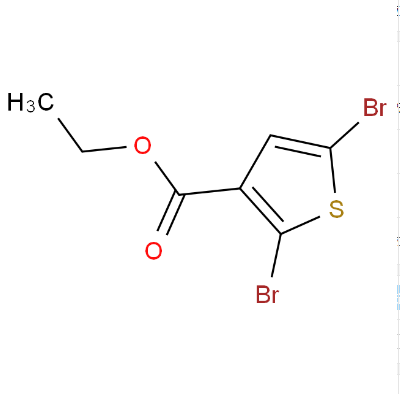 2,5-二溴噻吩-3-羧酸乙酯,3-Thiophenecarboxylicacid,2,5-dibromo-,ethylester(9CI)