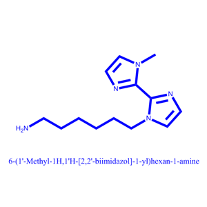 6-(1'-甲基-1H,1'H-[2,2'-联咪唑]-1-基)己-1-胺