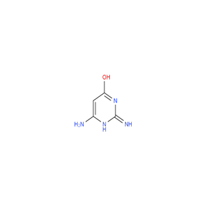 2,4-二氨基-6-羟基嘧啶，CAS No.： 56-06-4。