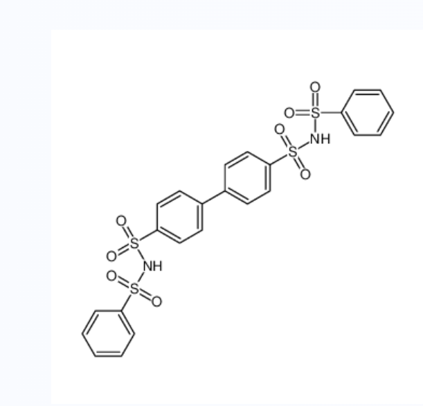 N,N'-二(苯基磺酰基)联苯-4,4'-二磺酰胺,N-(benzenesulfonyl)-4-[4-(benzenesulfonylsulfamoyl)phenyl]benzenesulfonamide
