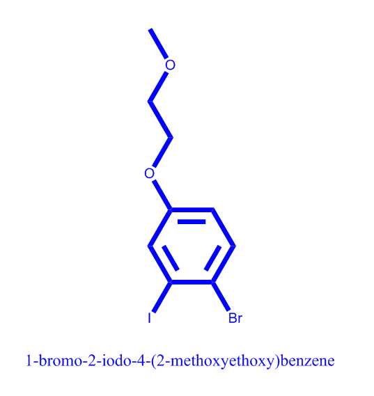 1-bromo-2-iodo-4-(2-methoxyethoxy)benzene,1-bromo-2-iodo-4-(2-methoxyethoxy)benzene