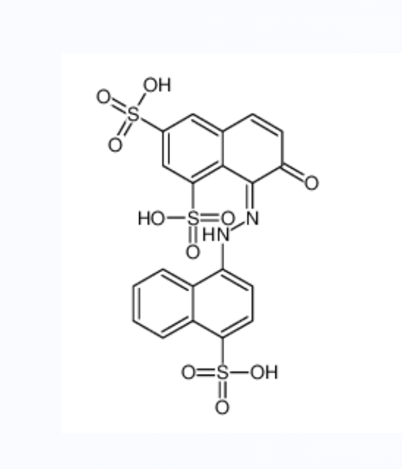 7-羟基-8-[(4-磺基萘基)偶氮]萘-1,3-二磺酸,(8E)-7-oxo-8-[(4-sulfonaphthalen-1-yl)hydrazinylidene]naphthalene-1,3-disulfonic acid