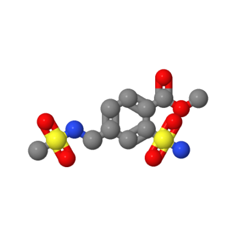 4-(甲磺酰胺基甲基)-2-氨磺酰基苯甲酸甲酯,methyl 4-(methylsulfonamidomethyl)-2-sulfamoylbenzoate