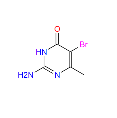 2-氨基-5-溴-6-甲基-4-咆嘧啶,2-AMINO-5-BROMO-4-HYDROXY-6-METHYLPYRIMIDINE
