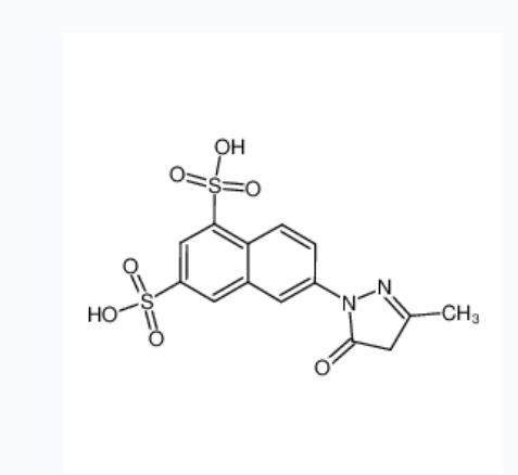 氨基-J-吡唑酮,6-(4,5-Dihydro-3-methyl-5-oxo-1H-pyrazol-1-yl)naphthalene-1,3-disulfonic acid