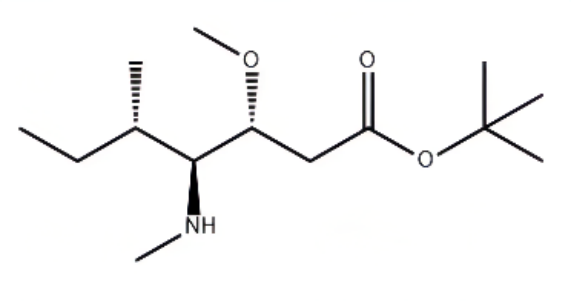 （3R,4S,5S)-叔丁基3-甲氧基-5-甲基-4-(甲基氨基)庚酸酯,(3R,4S,5S)-tert-butyl3-methoxy-5-methyl-4-(methylamino)heptanoatehydrochloride