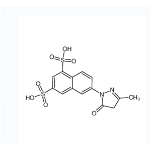 氨基-J-吡唑酮,6-(4,5-Dihydro-3-methyl-5-oxo-1H-pyrazol-1-yl)naphthalene-1,3-disulfonic acid