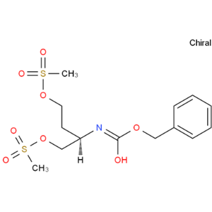(R)-2-苄氧羰基氨基-1,4-双(甲磺酰氧基)丁烷