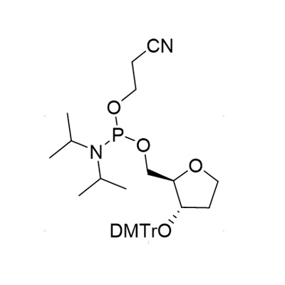 invAb phosphoramidite,3-[[(2R,3S)-3-[bis(4-methoxyphenyl)-phenylmethoxy]oxolan-2-yl]methoxy-[di(propan-2-yl)amino]phosphanyl]oxypropanenitrile