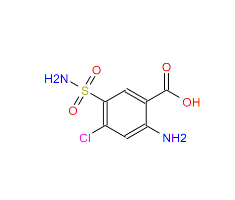 2-氨基-4-氯-5-磺酰胺苯甲酸,FUROSEMIDE RELATED COMPOUND B (100 MG) (4-CHLORO-5-SULFAMOYLANTHRANILIC ACID)
