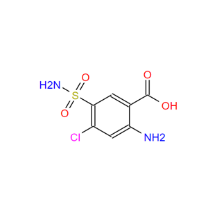 3086-91-7；2-氨基-4-氯-5-磺酰胺苯甲酸
