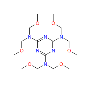 3089-11-0；2,4,6-三[双(甲氧基甲基)氨基]-1,3,5-三嗪