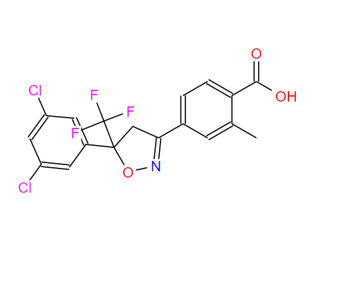 弗雷拉纳中间体九,4-(5(3, 5-dichlorophenyl)-5-(trifluoromethyl)-4, 5-dihydroisoxazol-3-yl)-2-methylbenzoic acid
