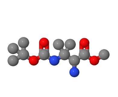 S-2-氨基-3-叔丁氧羰氨基-3-甲基酸酸甲酯,(S)-Methyl-2-aMino-3-(tert-butoxycarbonylaMino)-3-Methylbutanoate