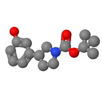 3-(1-BOC-吡咯烷-3-基)苯酚,3-(3-hydroxyphenyl)-1-Pyrrolidinecarboxylic acid 1,1-diMethylethyl ester