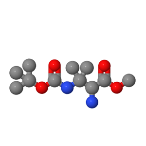 S-2-氨基-3-叔丁氧羰氨基-3-甲基酸酸甲酯,(S)-Methyl-2-aMino-3-(tert-butoxycarbonylaMino)-3-Methylbutanoate