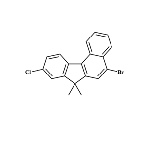 5-溴-9-氯-7,7-二甲基-7H-苯并[c]芴；1637293-24-3