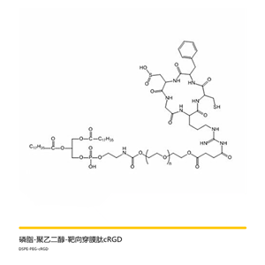 DSPE-PEG-cRGD，磷脂-聚乙二醇-靶向穿膜肽cRGD，一种靶向功能材料