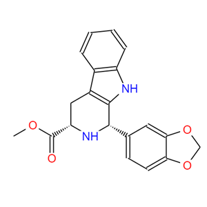 (1S,3S)-1,2,3,4-四氢-1-(3,4-亚甲二氧基苯基)-9H-吡啶并[3,4-B]吲哚-3-羧酸甲酯盐酸盐他达那非杂质,(1S,3S)-1-(1,3-Benzodioxol-5-yl)-2,3,4,9-tetrahydro-1H-pyrido[3,4-b]indole-3-carboxylic Acid Methyl Ester