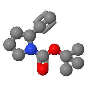 (2R)-2-乙炔-1-吡咯烷羧酸-1,1-二甲基乙酯,1-Pyrrolidinecarboxylic acid, 2-ethynyl-, 1,1-dimethylethyl ester, (2R)-
