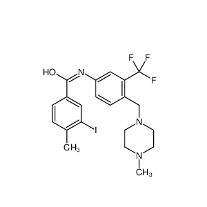 3-碘-4-甲基-N-[4-[(4-甲基-1-哌嗪)甲基]-3-(三氟甲基)苯基]苯甲酰胺,BenzaMide, 3-iodo-4-Methyl-N-[4-[(4-Methyl-1-piperazinyl)Methyl]-3-(trifluoroMethyl)phenyl]-