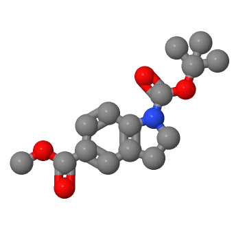 1-(叔丁基)5-甲基二氢吲哚-1,5-二羧酸酯,1-TERT-BUTYL 5-METHYL INDOLINE-1,5-DICARBOXYLATE