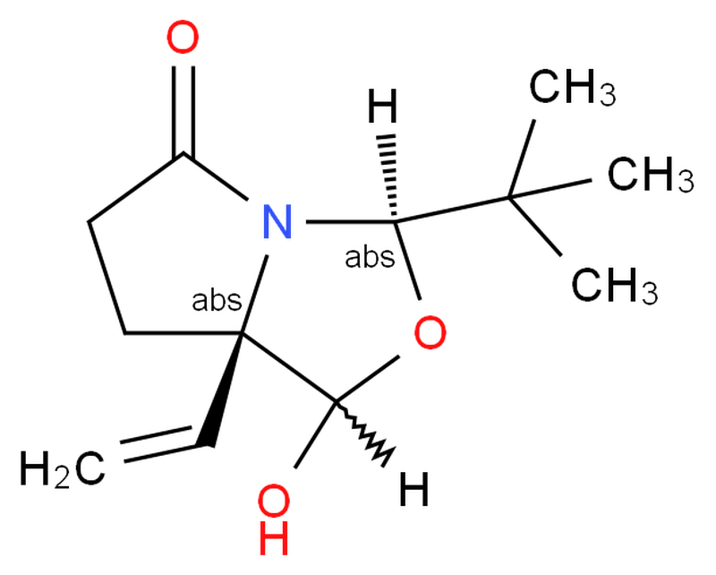 (3R,7aR)-3-叔丁基-7a-乙烯基四氢-1-羟基-3H,5H-吡咯并[1,2-c] 恶唑-5-,(3R,7aR)-3-tert-butyl-7a-vinyl-dihy dropyrrolo[1,2-c]ox azole-1,5(3H,6H)-dione