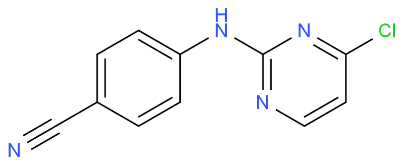 4-[(4-氯-2-嘧啶基)氨基]苯腈,4-[(4-Chloro-2-pyrimidinyl)amino]benzonitrile