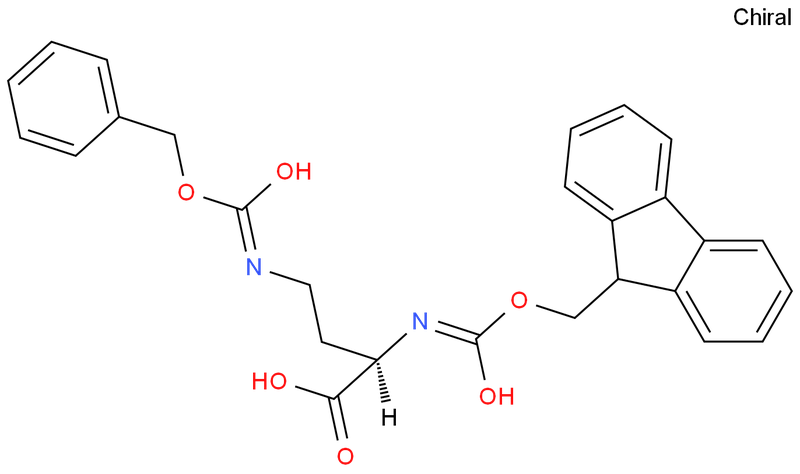 N-芴甲氧羰基-N'-苄氧羰基-D-2,4-二氨基丁酸,Fmoc-D-Dab(Z)-OH(Na-Fmoc-N4-Z-D-2,4-Diaminobutyric acid