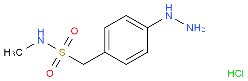 4-苯肼-N-甲基甲烷磺酰胺?盐酸盐,4-Hydrazino-N-Methylbenzenemethanesulfonamide Monohydrochloride