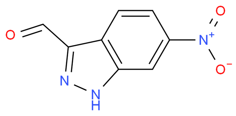 6-硝基-吲唑-3-甲醛,6-nitro-1H-indazole-3-carboxaldehyde