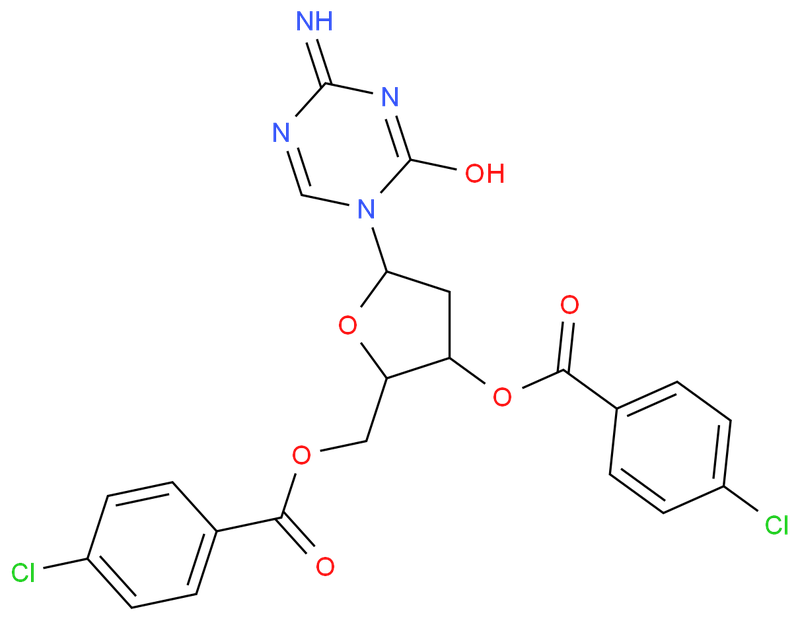 3',5'-二对氯苯甲酰氧基-2-脱氧-5-氮杂胞苷,3',5'-di-o-p-chlorobenzoyl-2-deoxy-5-azacytosine