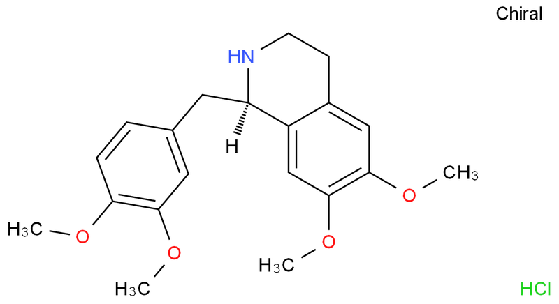 R-四氢罂粟碱盐酸盐,R- Tetrahydropapaverine hydrochloride