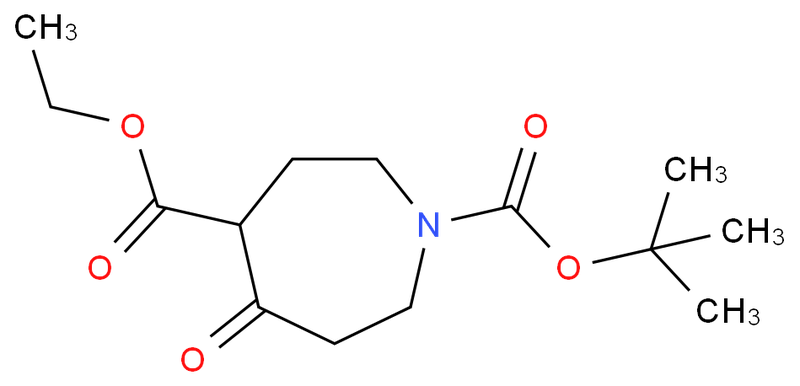1-BOC-5-氧代氮杂环庚烷-甲酸乙酯,5-oxo-azepane-1,4-dicarboxylic acid 1-tert- butyl ester 4- ethyl ester